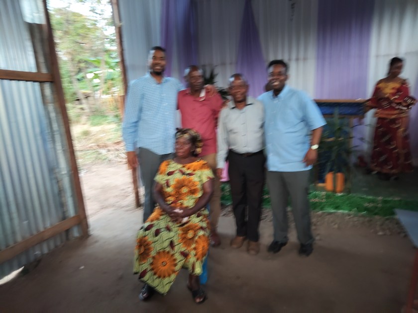 with Mr & Mrs George Senior