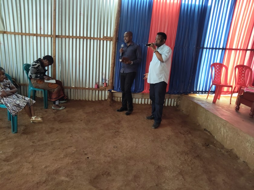 Preaching at Chamwenda Kaburi Moja