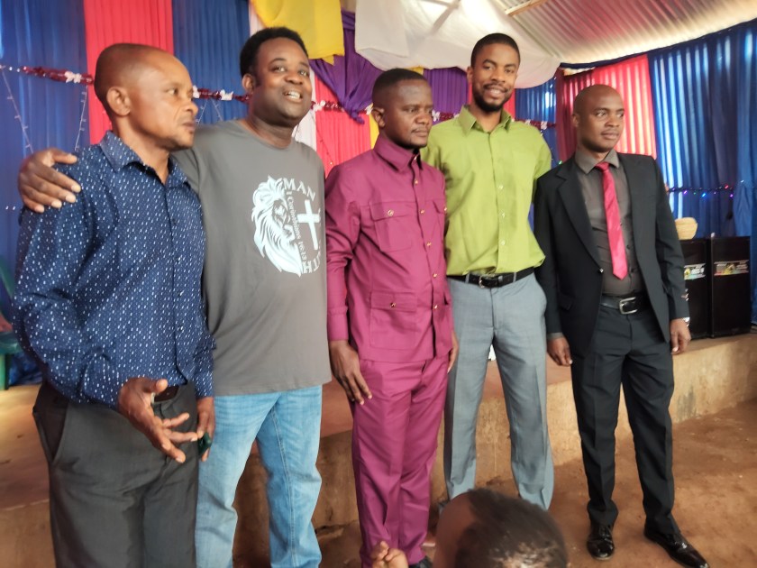 With Pastors Jon, Bernard and Peter